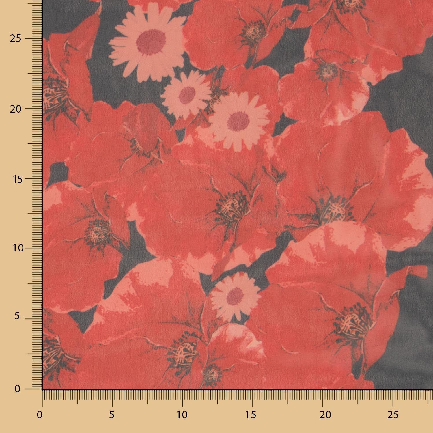 Mohn-Polyester-Gaze - Ribes y Casals