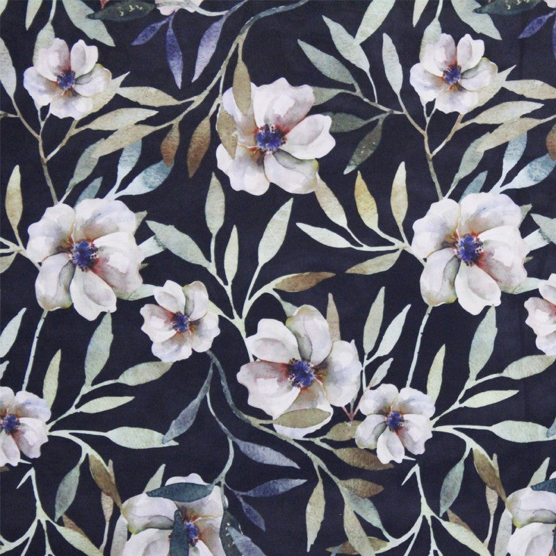 Polyester-Gaze Botanic Marine - Ribes y Casals