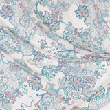 Polyester Gaze Indonesien Blau - Ribes y Casals