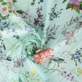 Plumeti Polyester Gaze Wasser Grün - Ribes y Casals