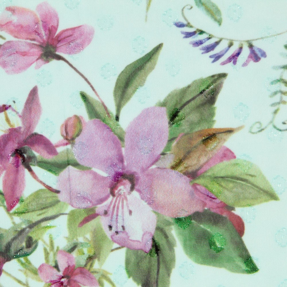 Plumeti Polyester Gaze Wasser Grün - Ribes y Casals
