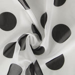 Mull Tornasol Polka Dot Weiß - Ribes y Casals