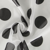 Mull Tornasol Polka Dot Weiß - Ribes y Casals