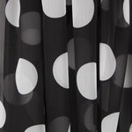 Mull Tornasol Polka Dot Schwarz - Ribes y Casals