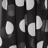 Mull Tornasol Polka Dot Schwarz - Ribes y Casals