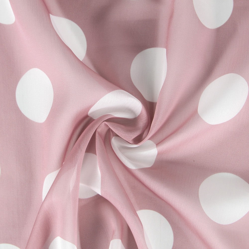 Mull Tornasol Polka Dot Blassrosa - Ribes y Casals