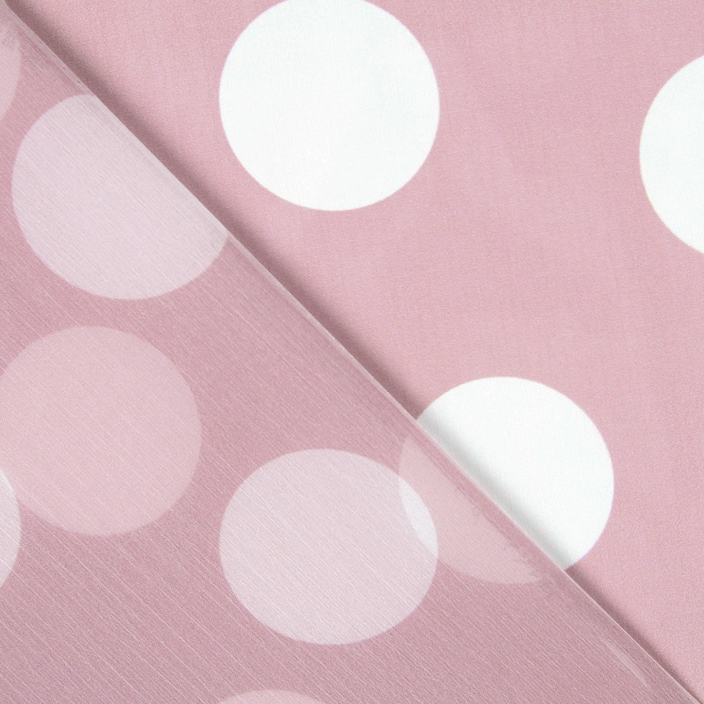 Mull Tornasol Polka Dot Blassrosa - Ribes y Casals