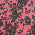 Mull Bambula Lúrex Mohnblumen Schwarz - Ribes y Casals