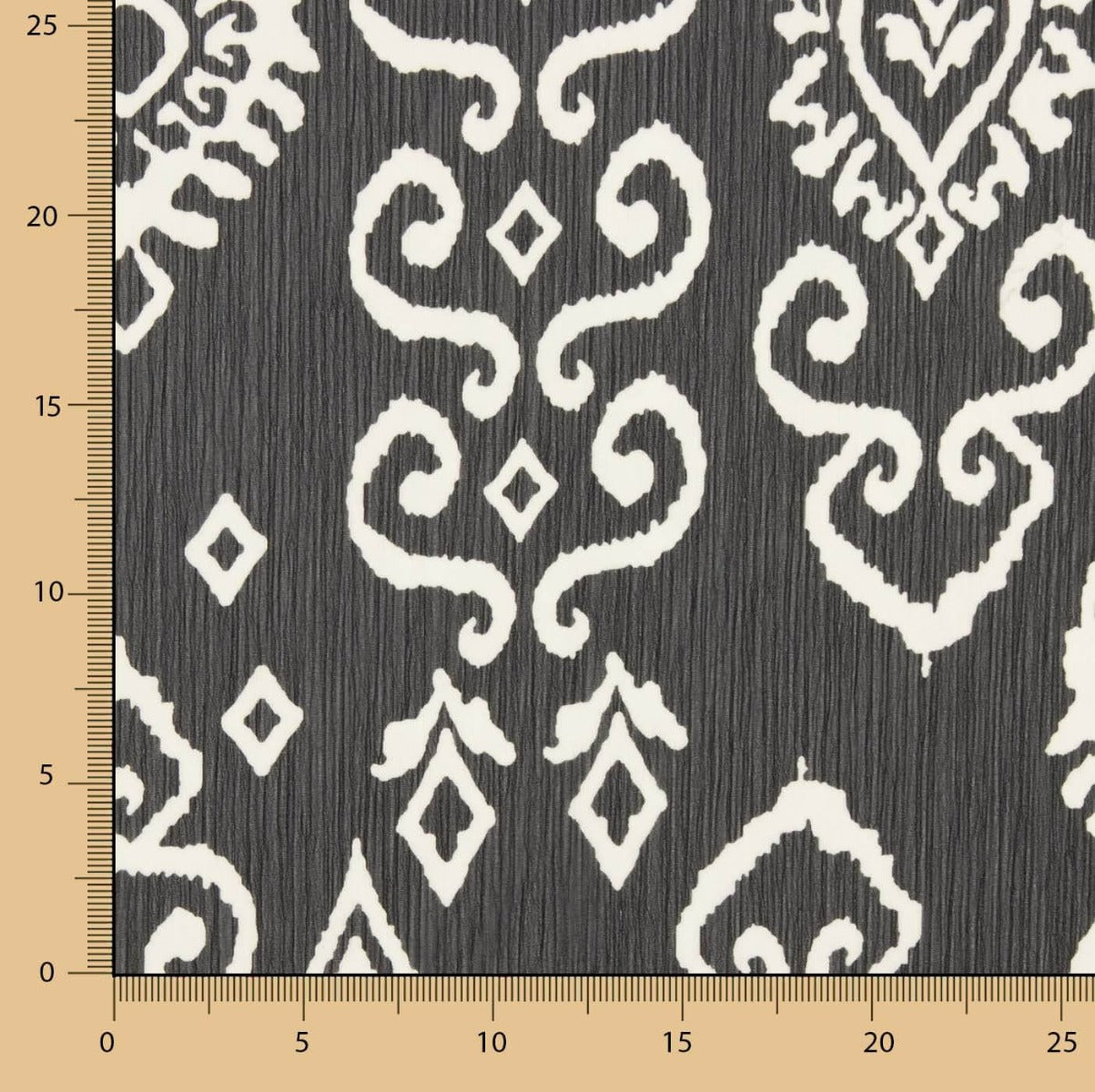 Retal Gaze Polyester Ikat Elegance - Verschiedene Größen x 150 cm breit - Ribes y Casals