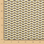 Polyester Bambula Polyester Geo Rund Gelb - Ribes y Casals