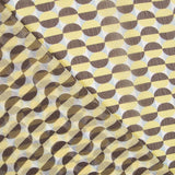 Polyester Bambula Polyester Geo Rund Gelb - Ribes y Casals