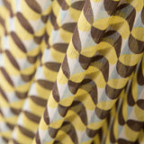 Polyester Bambula Polyester Geo Rund Gelb - Ribes y Casals