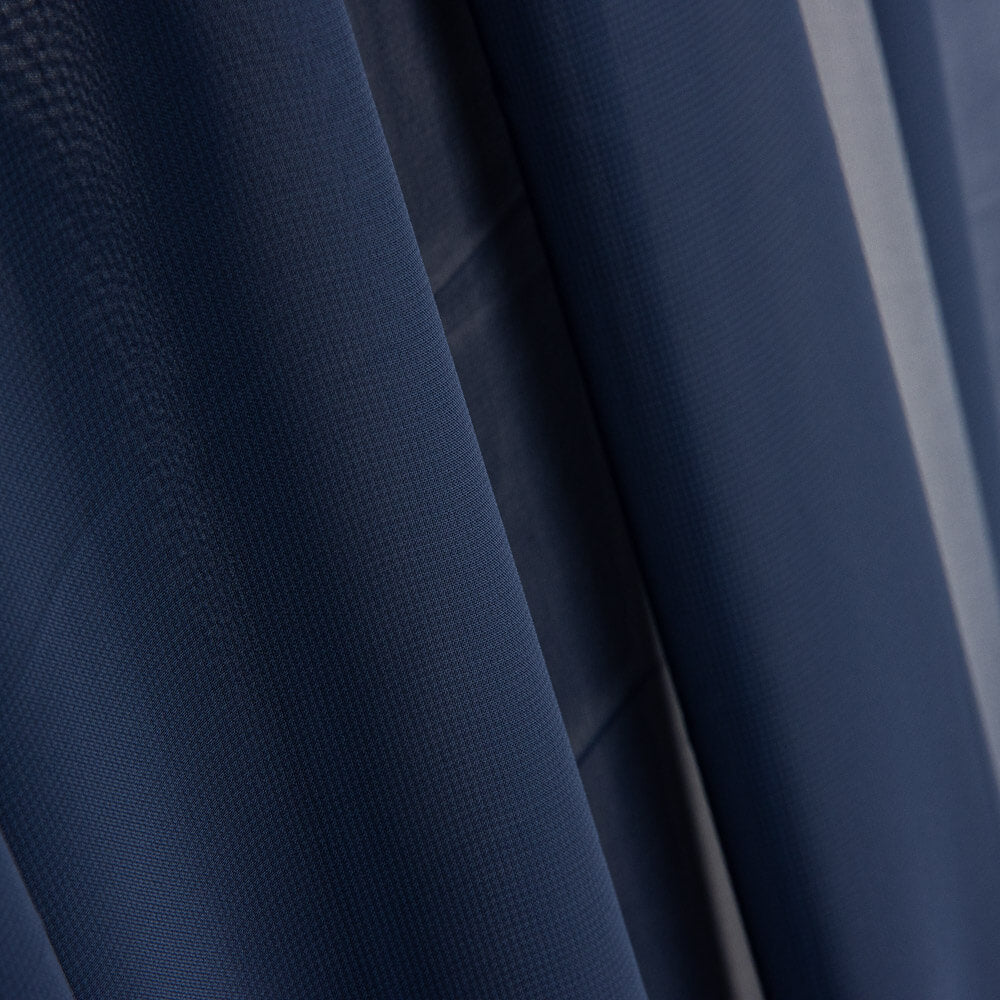 Marineblaue Chiffon-Gaze - Ribes y Casals