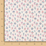 Bambula Gaze Lurex Floral Beige - Ribes y Casals