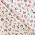 Bambula Gaze Lurex Floral Beige - Ribes y Casals