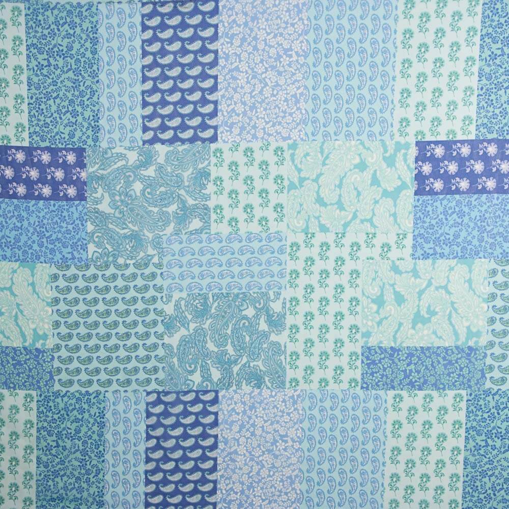 Polyester Gaze Kalkutta Blau - Ribes y Casals