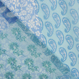 Polyester Gaze Kalkutta Blau - Ribes y Casals