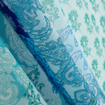 Polyester Gaze Kalkutta Blau - Ribes y Casals