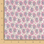 Mull Satin Lurex Blume Rosa - Ribes y Casals