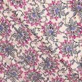 Mull Satin Lurex Blume Rosa - Ribes y Casals