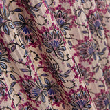Mull Satin Lurex Blume Rosa - Ribes y Casals