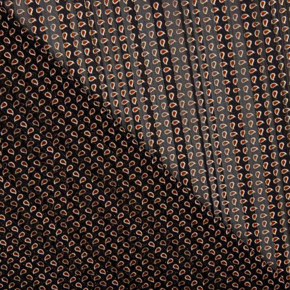 Gaze Lurex Geo Schwarz - Ribes y Casals