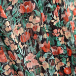 Floral gestreifte Lurex-Mullbinde - Ribes y Casals