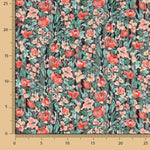 Floral gestreifte Lurex-Mullbinde - Ribes y Casals