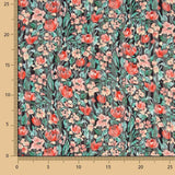 Floral gestreifte Lurex-Mullbinde - Ribes y Casals