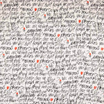 Lurex Gaze Schwarze Buchstaben - Ribes y Casals