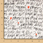 Lurex Gaze Schwarze Buchstaben - Ribes y Casals