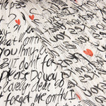 Lurex Gaze Schwarze Buchstaben - Ribes y Casals