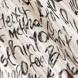 Lurex Gaze Schwarze Buchstaben - Ribes y Casals