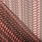 Gaze Bambula Zickzack-Gaze Gaze Gaze Gaze Granat - Verschiedene Größen x Breite 145 cm - Ribes y Casals