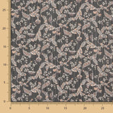 Gaze Lurex Floral Schwarz - Ribes y Casals