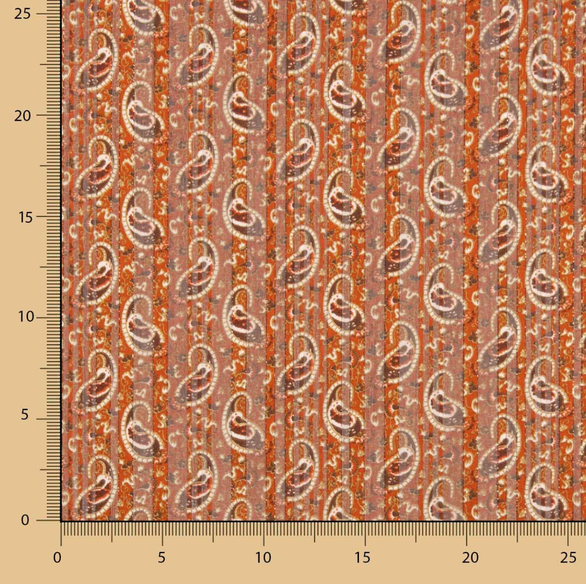 Gaze Satin Lurex Kaschmir Caldera - Ribes y Casals