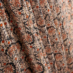 Lurex-Satin-Gaze Beige-Blätter - Ribes y Casals