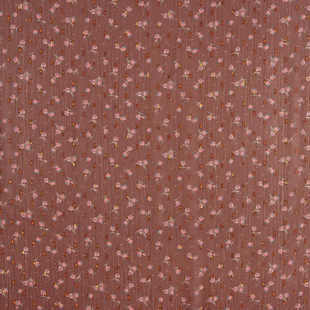 Mull Lurex Mini Blume Granat - Ribes y Casals