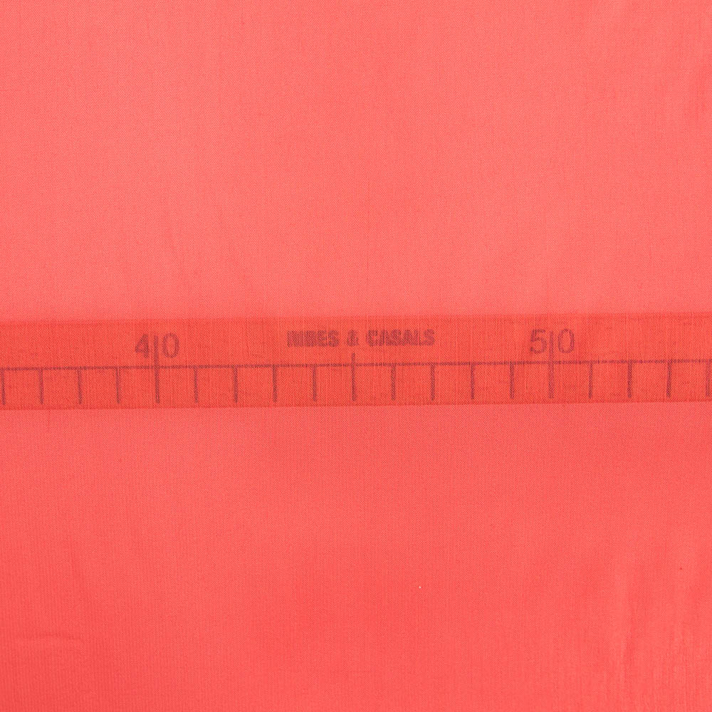 Reststück Gaze Tornasol Intenses Korallenrot – Verschiedene Maße x Breite 150 cm - Ribes y Casals