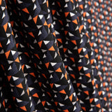 Bedruckter Viskose-Mini Geo Orange - Ribes y Casals