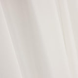Georgette Polyester Athena Weiß Natürlich - Ribes y Casals