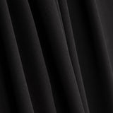 Georgette Polyester Athena Schwarz - Ribes y Casals