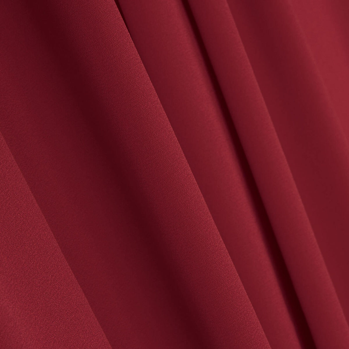 Reststück Georgette-Polyester Atenea Rot – verschiedene Maße x Breite 150 cm - Ribes y Casals