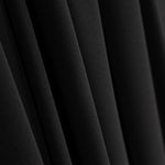 Reststück Georgette aus Polyester „Gala“ – schwarz – verschiedene Maße x Breite 150 cm - Ribes y Casals