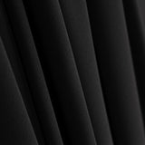 Reststück Georgette aus Polyester „Gala“ – schwarz – verschiedene Maße x Breite 150 cm - Ribes y Casals