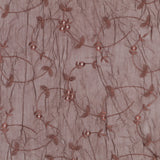 Georgette Crush Braun Stickerei - Ribes y Casals
