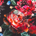 Georgette Floral Schwarz - Ribes y Casals