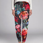 Georgette Floral Schwarz - Ribes y Casals