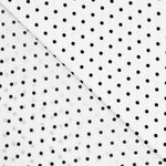 Georgette Polka Dots Weiß 4mm - Ribes y Casals