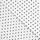 Georgette Polka Dots Weiß 4mm - Ribes y Casals